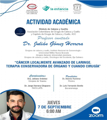 " Cáncer localmente avanzado de laringe "